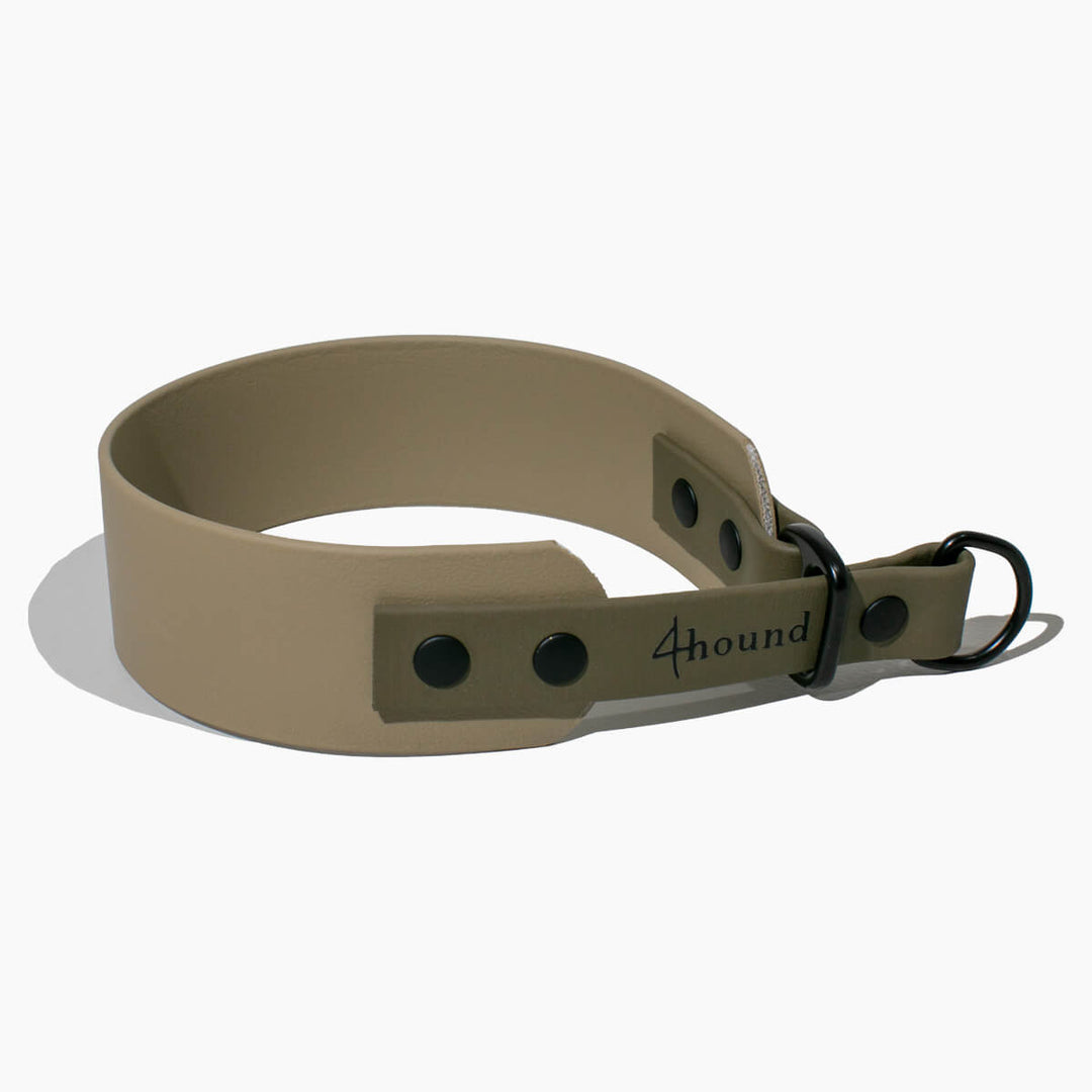 BioThane® sighthound collar 'Beige'