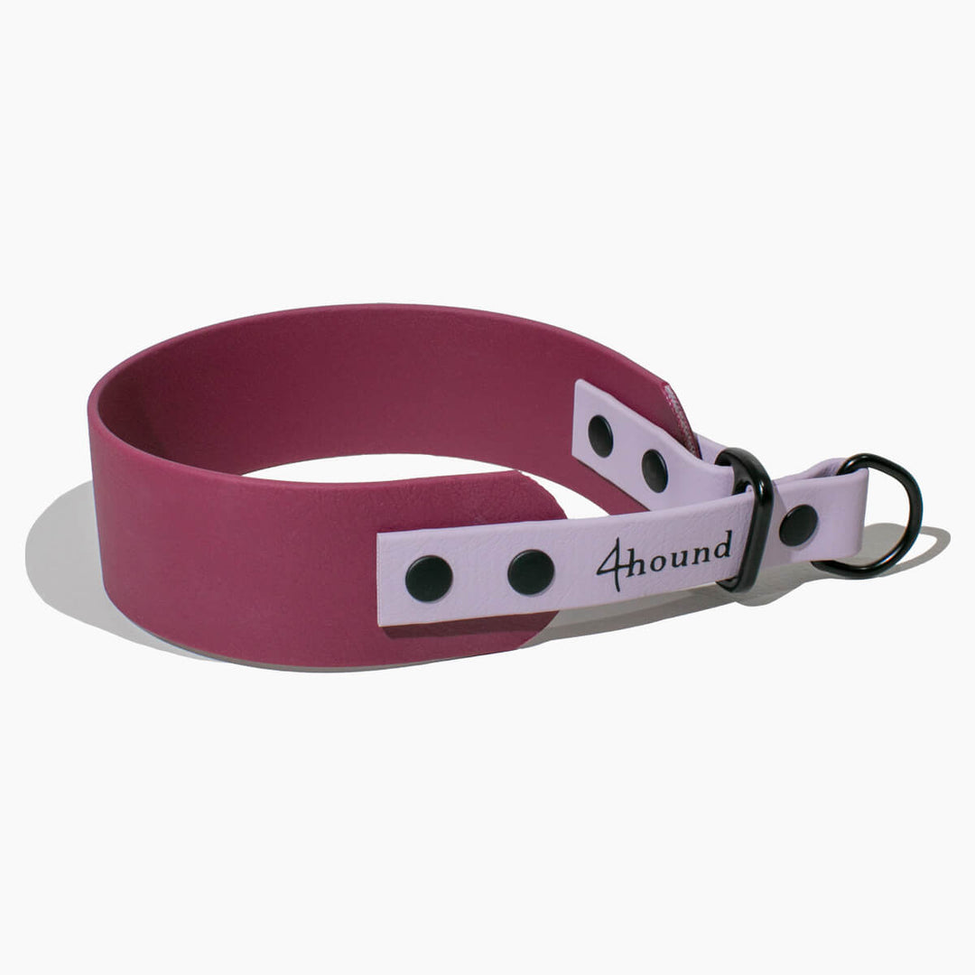 BioThane® sighthound collar 'Burgundy'