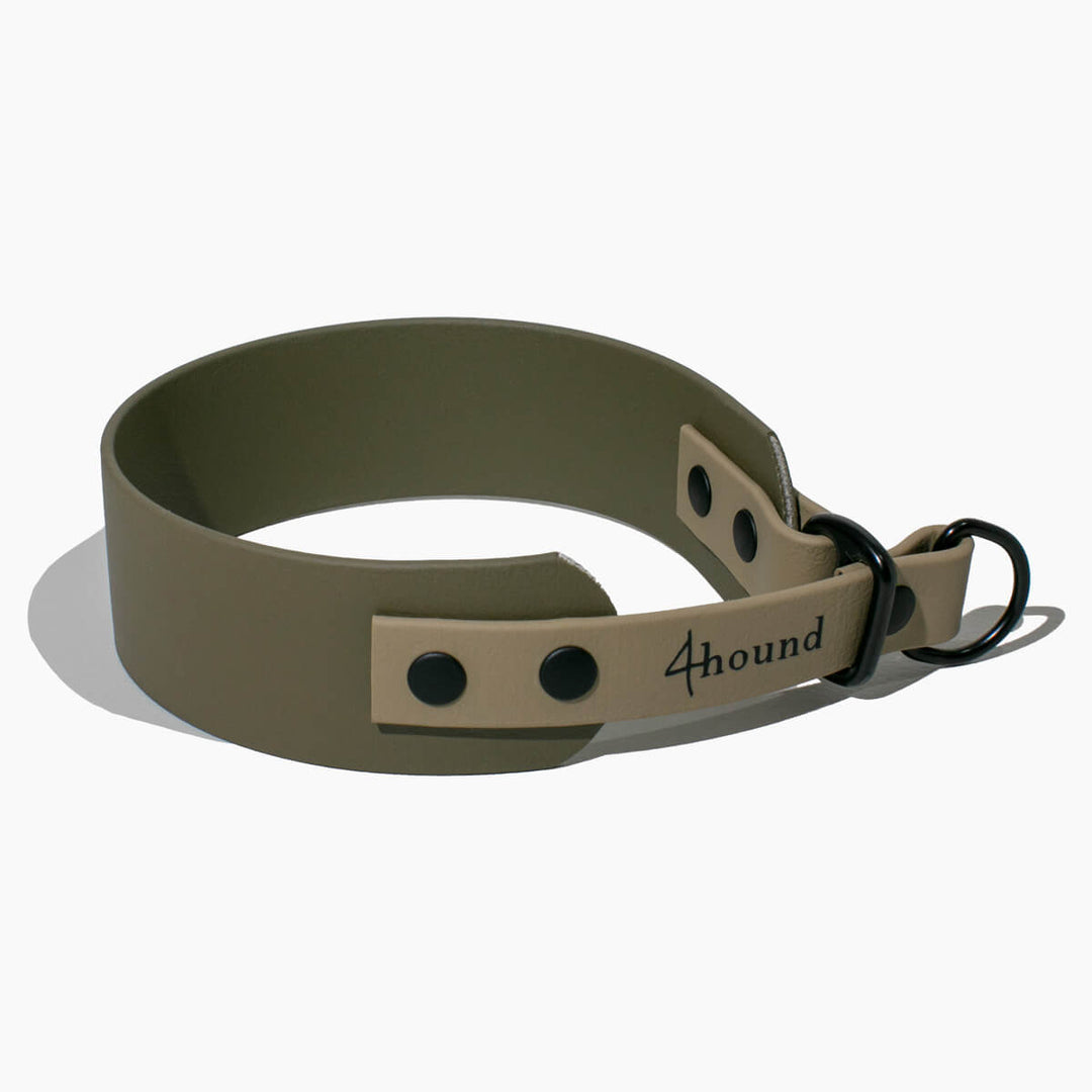 BioThane® sighthound collar 'Olive'