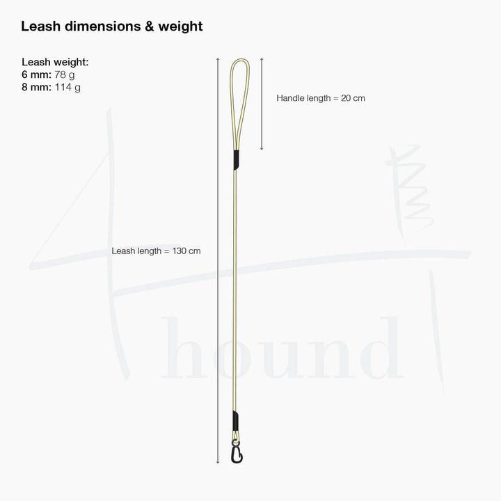BioThane® round classic leash 'Teal'
