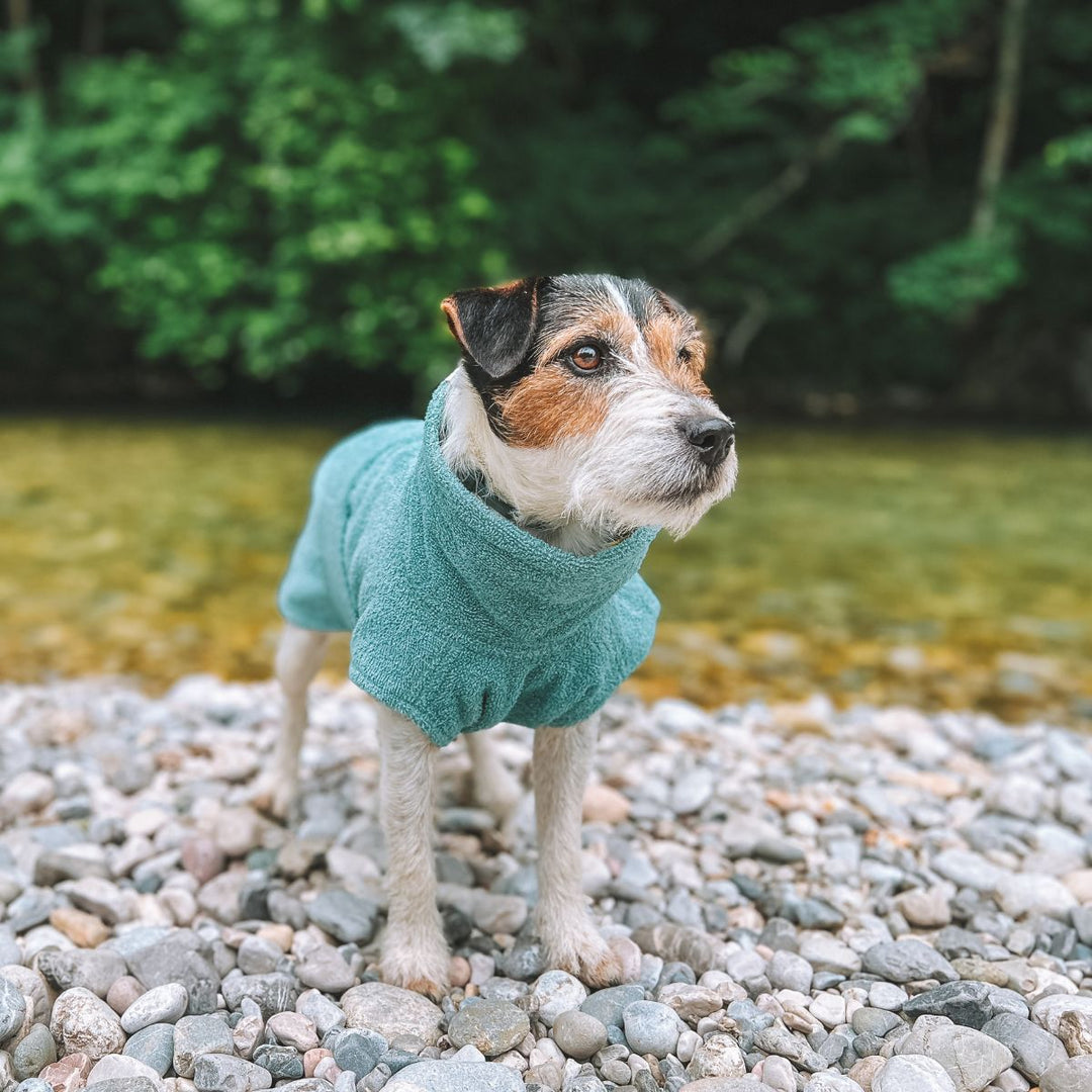 Cotton Drying Coat 'Sage'