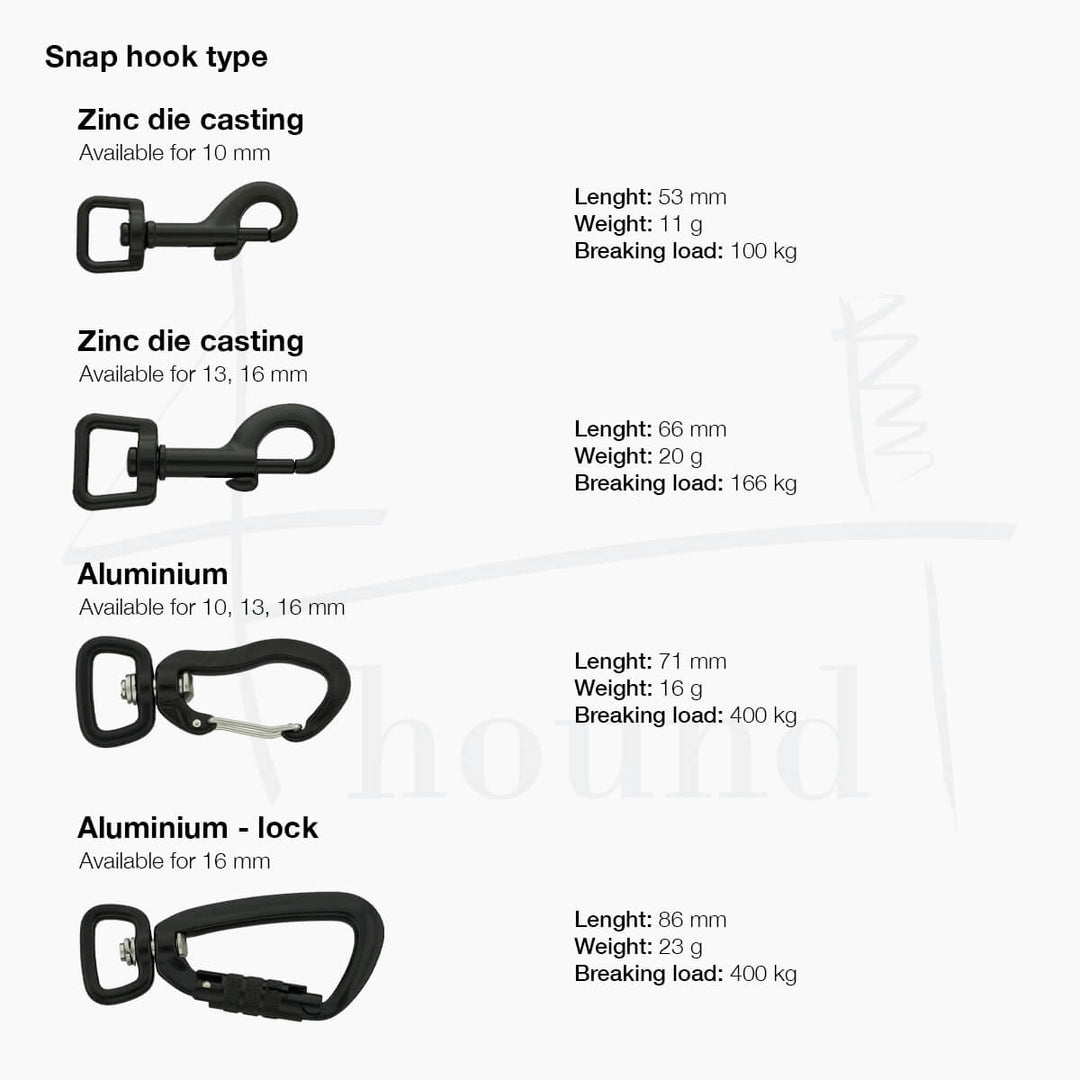 Waterproof tracking leash 'Hexa Lavender'