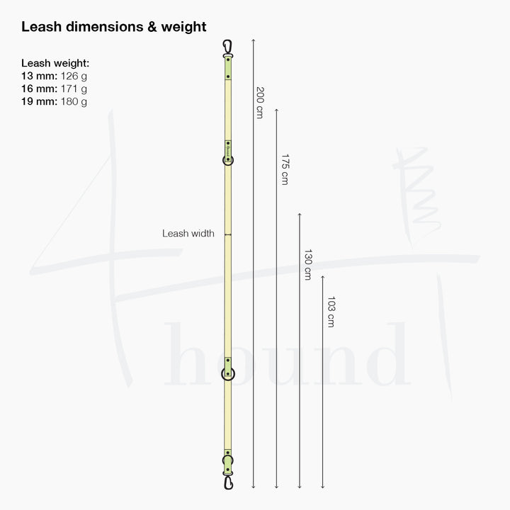 BioThane® adjustable leash 'Cora'