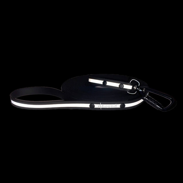 Vodoodporni sledni povodec 'Reflective Black'