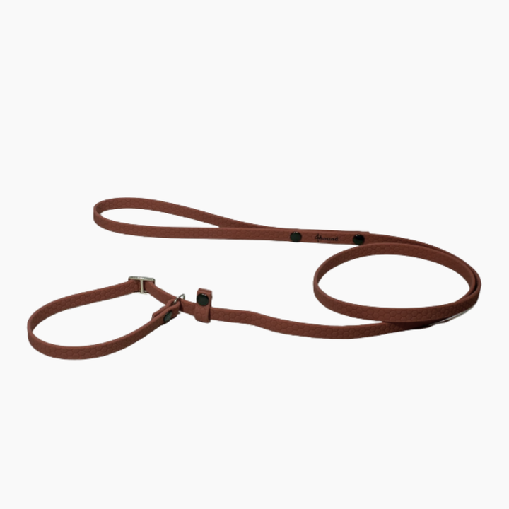 Hexa show slip leash 'Brown'
