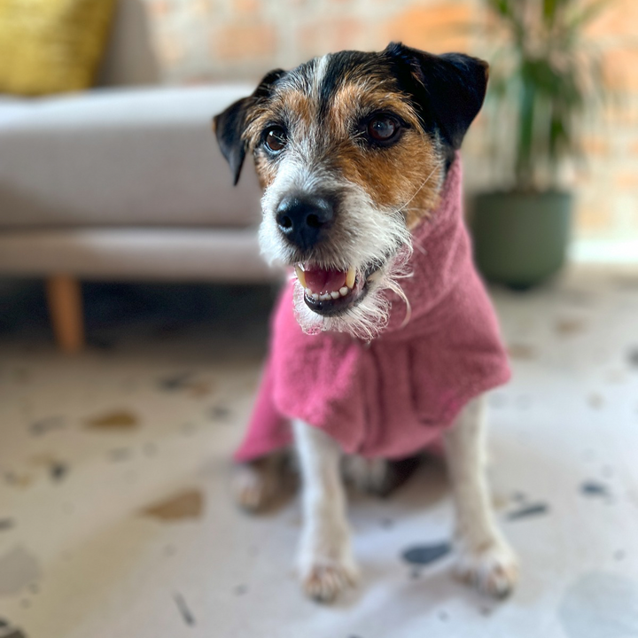 Cotton Drying Coat 'Burgundy'