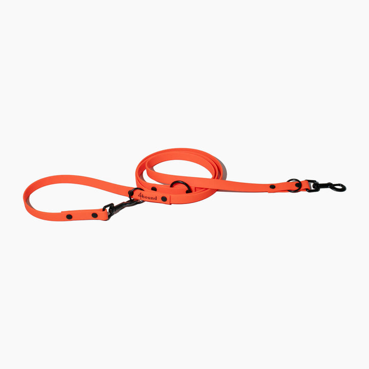 BioThane® adjustable leash 'Neon orange'