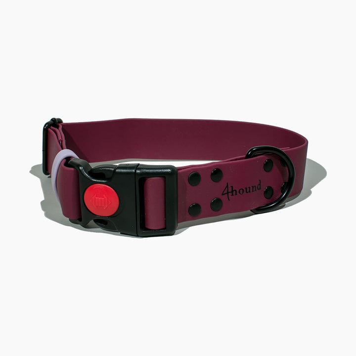 BioThane® classic dog collar 'Burgundy'