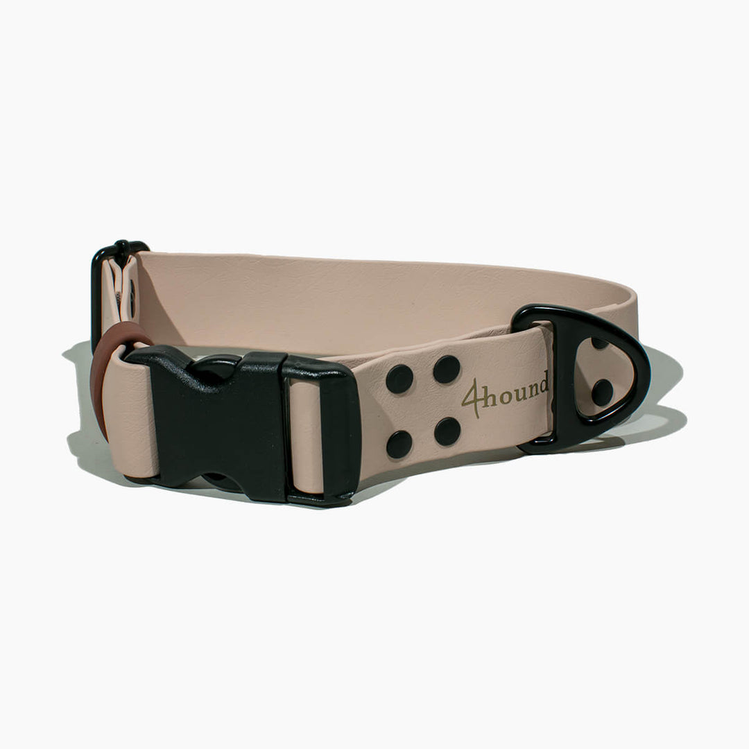 BioThane® classic dog collar 'Nude'