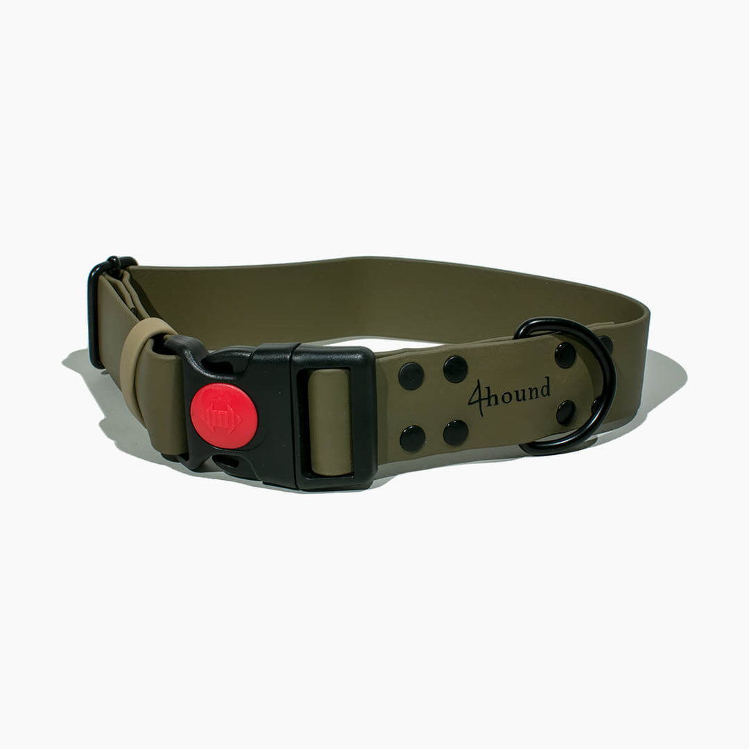 BioThane® classic dog collar 'Olive'