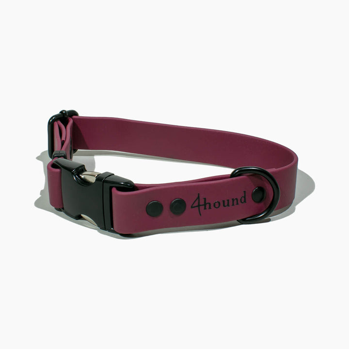 BioThane® classic dog collar 'Burgundy'