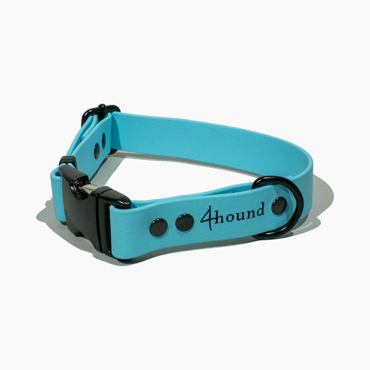 BioThane® classic dog collar 'Cyan'