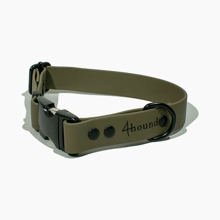 BioThane® classic dog collar 'Olive'