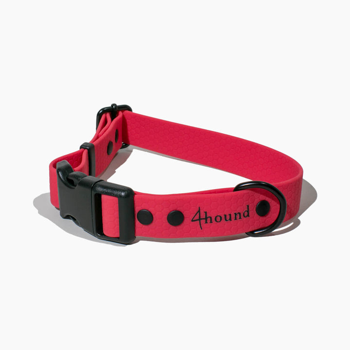 Hexa classic dog collar 'Crimson red'