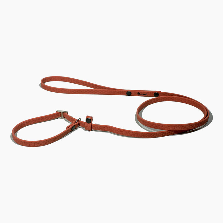 Hexa show slip leash 'Burnt'