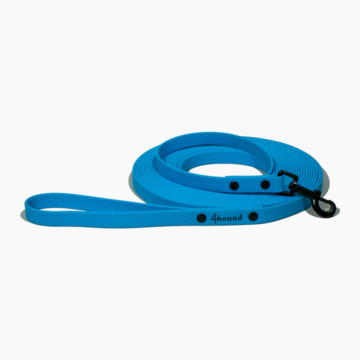 Waterproof tracking leash 'Hexa Cyan'