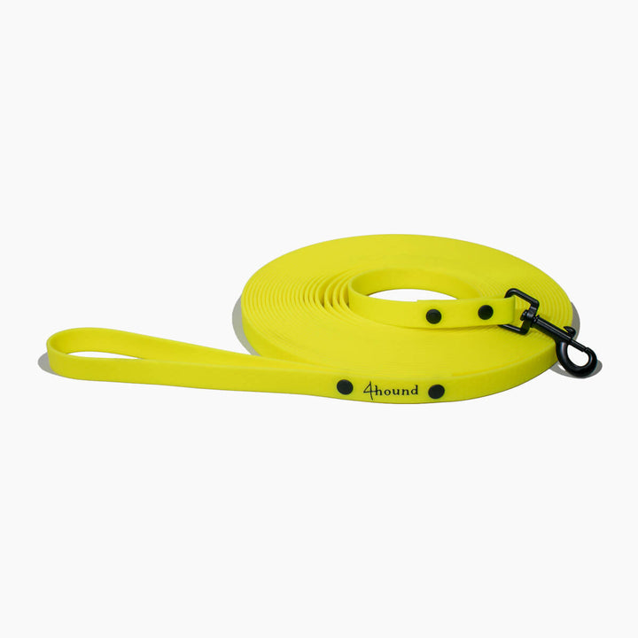 Waterproof tracking leash 'Hexa Neon Yellow'