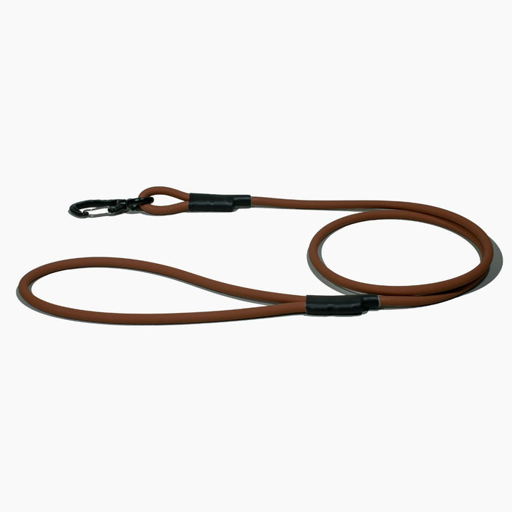 BioThane® round classic leash 'Dark Brown'