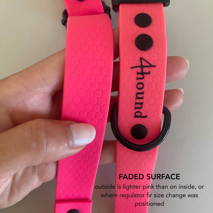Klasična ovratnica za pse Hexa 'Pink' FADED