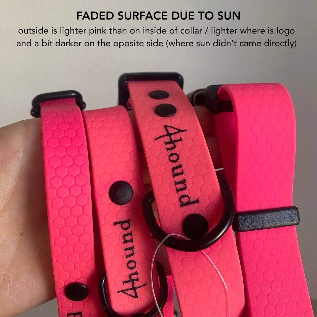 Klasična ovratnica za pse Hexa 'Pink' FADED