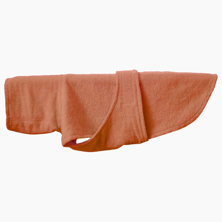 Cotton Drying Coat 'Burnt'