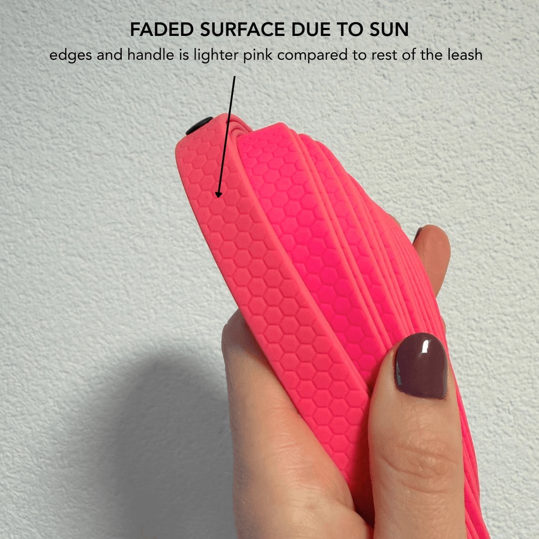 Waterproof tracking leash 'Hexa Magenta' FADED