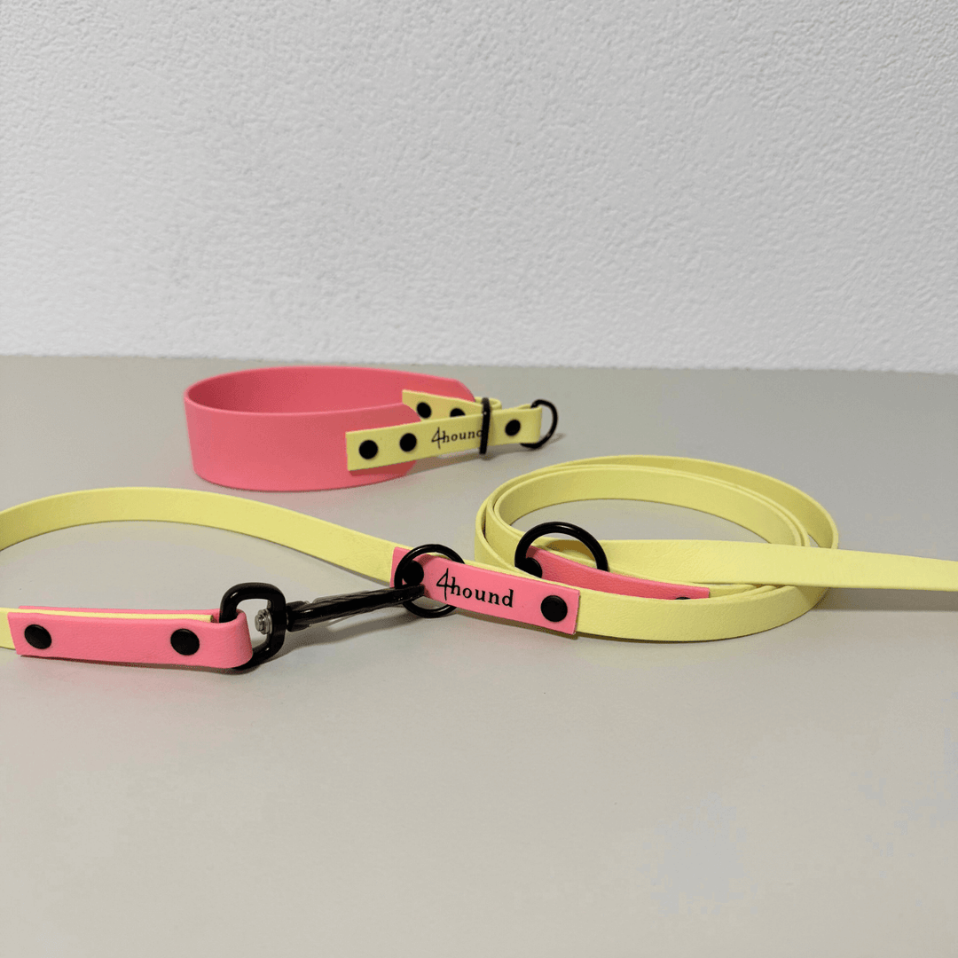 BioThane® ovratnica za hrte 'Rose Yellow'