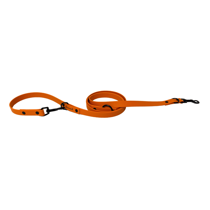 BioThane® adjustable leash 'Burnt Orange'