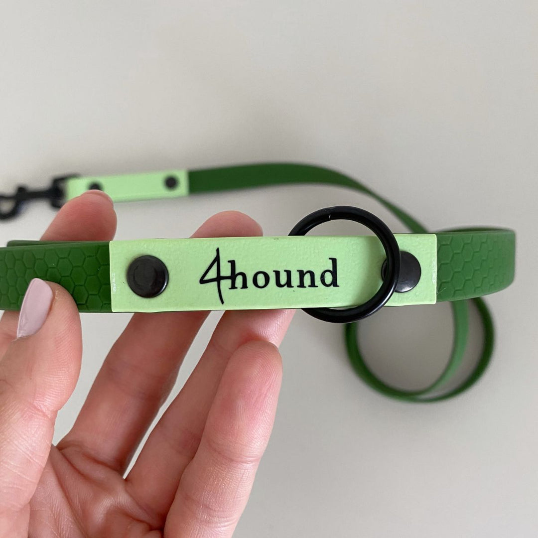 Hexa classic leash 'Olive + Pastel Green'