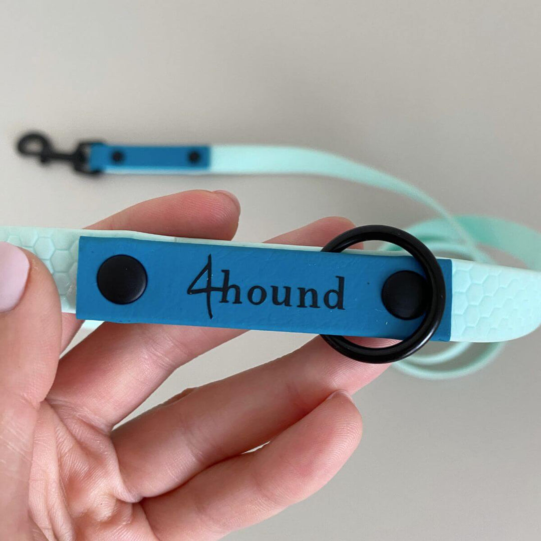 Hexa classic leash 'Ice Blue + Petrol'