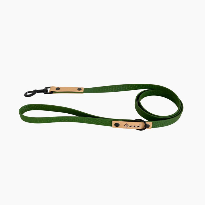Hexa classic leash 'Olive + Light Gold'
