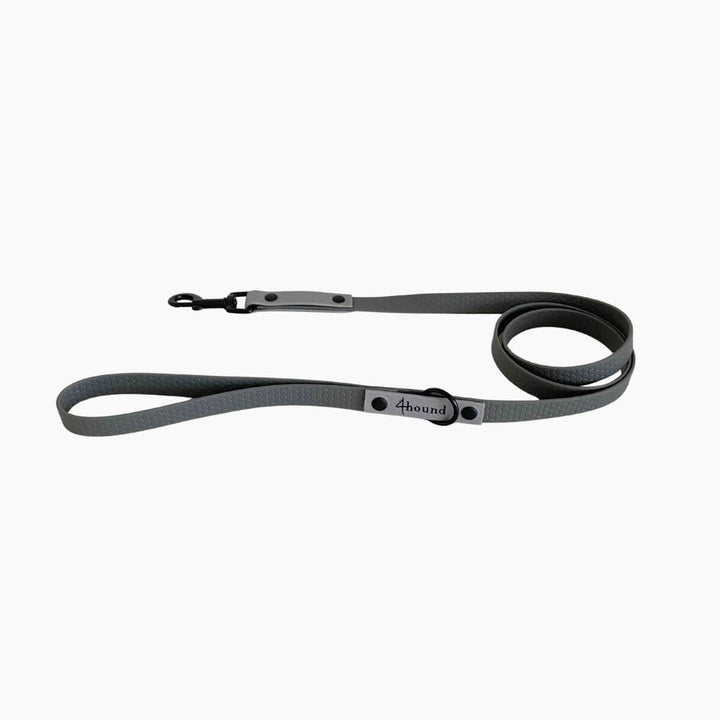 Hexa classic leash 'Grey + Silver'