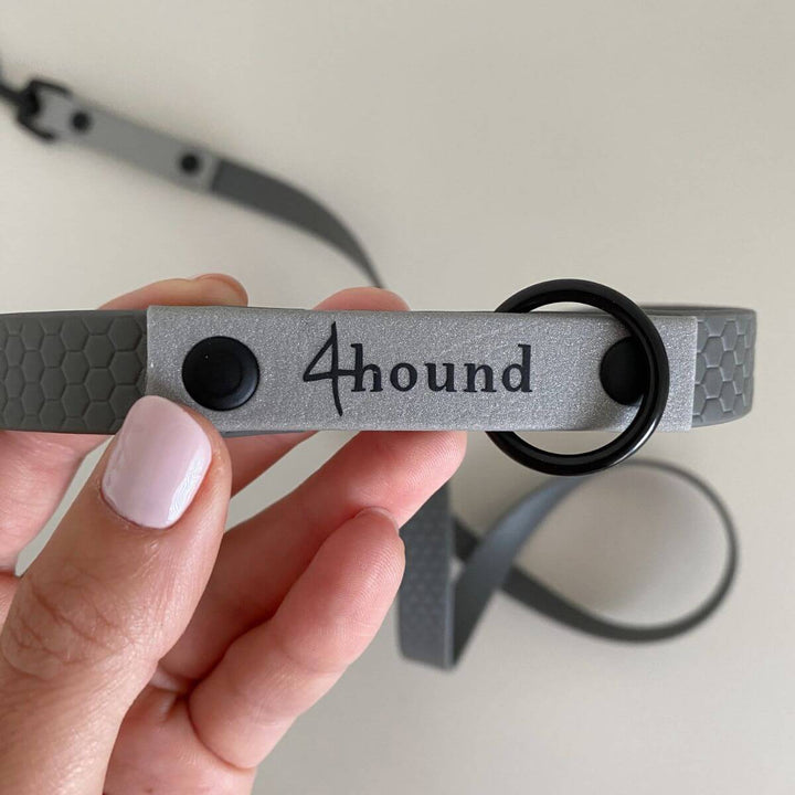 Hexa classic leash 'Grey + Silver'