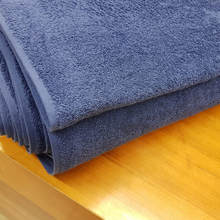 Cotton Drying Coat 'Marine blue'