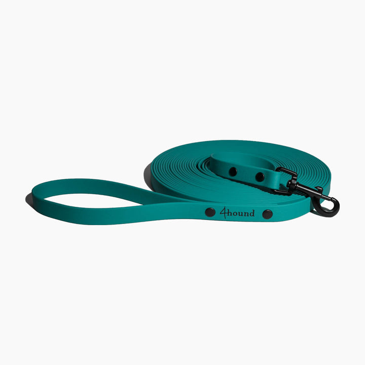 Waterproof tracking leash 'Teal'