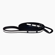 Waterproof tracking leash 'Reflective Black'