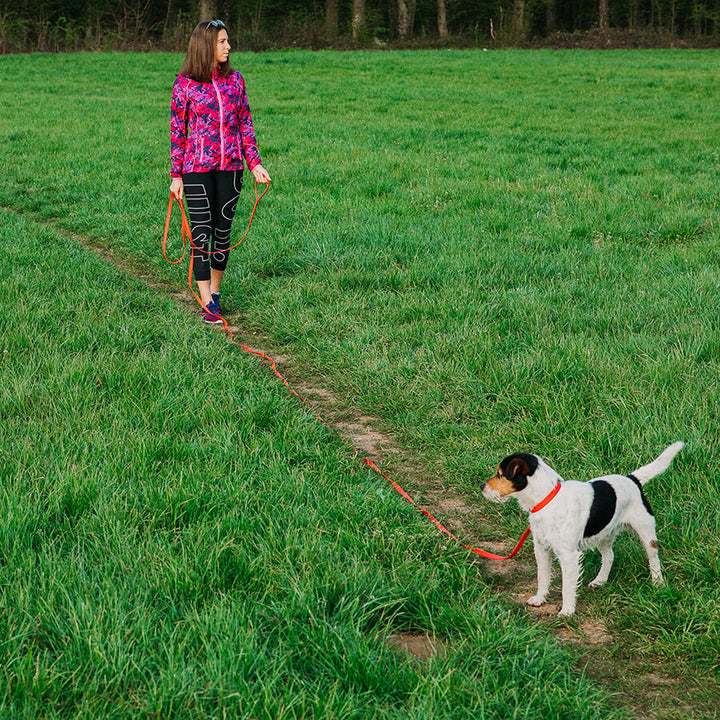 Waterproof tracking leash 'Red'